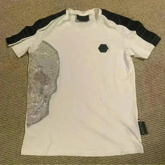 Philipp Plein
rhinestone-embellished cotton  t-shirt - Picture 1 of 7